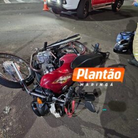 Colisão entre duas motos deixa três feridos em Maringá Foto 1 Fotos de Colisão entre duas motos deixa três feridos em Maringá