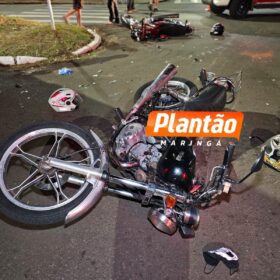 Colisão entre duas motos deixa três feridos em Maringá Foto 5 Fotos de Colisão entre duas motos deixa três feridos em Maringá