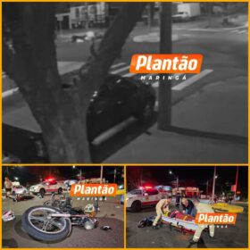Colisão entre duas motos deixa três feridos em Maringá Foto 6 Fotos de Colisão entre duas motos deixa três feridos em Maringá