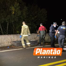 Fotos de Corpo com perfurações de faca é encontrado enrolado em um saco plástico as margens de um rio na região