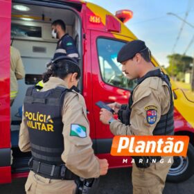 Fotos de Dez dias após ganhar moto do pai, jovem de 18 anos sofre ferimentos graves em acidente em Maringá