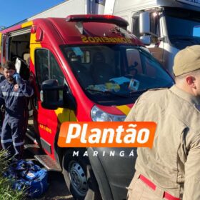 Fotos de Dois acidentes em sequência mobilizam socorristas na BR-376, em Sarandi