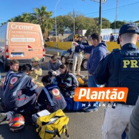 Fotos de Dois acidentes em sequência mobilizam socorristas na BR-376, em Sarandi