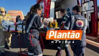 Fotos de Dois acidentes em sequência mobilizam socorristas na BR-376, em Sarandi