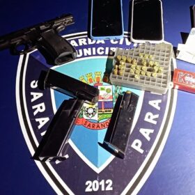 GCM apreende arma de fogo e munições após ocorrência em lounge Foto 2 Fotos de GCM apreende arma de fogo e munições após ocorrência em lounge