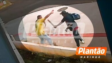 Fotos de Homem é agredido com paulada na cabeça durante briga em Maringá; Veja o vídeo