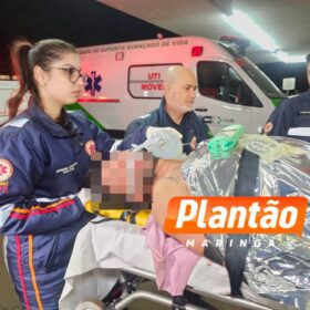 Câmera registra homem sendo esfaqueado em Maringá Foto 4 Fotos de Câmera registra homem sendo esfaqueado em Maringá