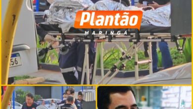 Fotos de Homem que invadiu pensionato, matou estudante e feriu outros dois é baleado pela Polícia Militar após invadir SESI de Maringá