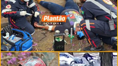 Fotos de Médicas do Samu de folga presencia acidente e presta primeiros socorros motociclista em Maringá