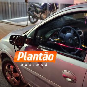 Fotos de Motoboy invade loja após colisão com carro no centro de Sarandi