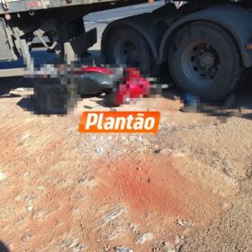 Fotos de Trabalhador morre após cair sobre os rodados de uma carreta em Maringá