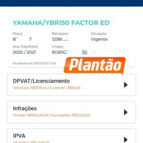 Fotos de Motocicleta com mais de R$ 160 mil em dívidas é apreendida pela PM em Maringá