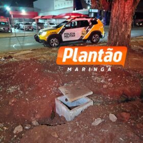 Fotos de Motociclista com drogas sofre ferimentos gravíssimos após acidente, em Maringá