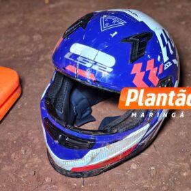 Fotos de Motociclista com drogas sofre ferimentos gravíssimos após acidente, em Maringá