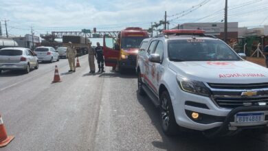 Fotos de Motociclista fica gravemente ferido após colisão com carro na PR-317 em Maringá