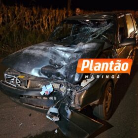 Fotos de Motociclista fica gravemente ferido após colisão frontal em Sarandi