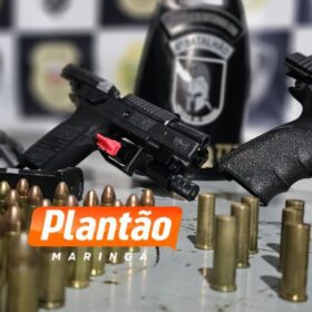 Pelotão de Choque apreende três pistolas e drogas em Maringá Foto 6 Fotos de Pelotão de Choque apreende três pistolas e drogas em Maringá