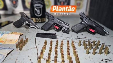 Fotos de Pelotão de Choque apreende três pistolas e drogas em Maringá
