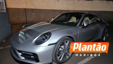 Fotos de Porsche avaliada em mais de R$ 1 milhão é apreendida em blitz em Maringá 