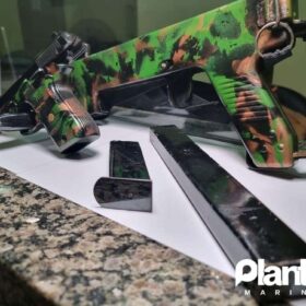 Fotos de Maringaense executado em Marialva havia sido preso em 2022 em Sarandi com submetralhadora, pistola e moto furtada