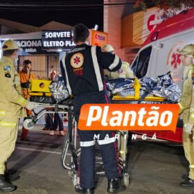 Fotos de Trabalhador tem perna prensada por caminhão de lixo em Sarandi