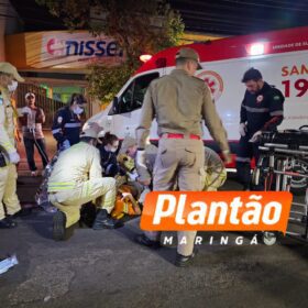 Fotos de Trabalhador tem perna prensada por caminhão de lixo em Sarandi