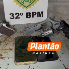 Três homens são presos com armas de fogo em operações da ROTAM em Sarandi Foto 2 Fotos de Três homens são presos com armas de fogo em operações da ROTAM em Sarandi