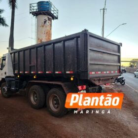 Acidente entre moto e caminhão deixa motociclista gravemente ferido em Maringá Foto 5 Fotos de Acidente entre moto e caminhão deixa motociclista gravemente ferido em Maringá