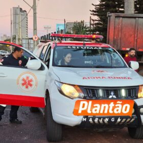 Acidente entre moto e caminhão deixa motociclista gravemente ferido em Maringá Foto 6 Fotos de Acidente entre moto e caminhão deixa motociclista gravemente ferido em Maringá