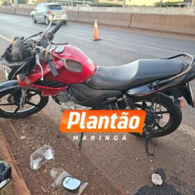 Acidente entre moto e caminhão deixa motociclista gravemente ferido em Maringá Foto 7 Fotos de Acidente entre moto e caminhão deixa motociclista gravemente ferido em Maringá