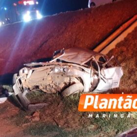 Acidente na BR-376 deixa três feridos em Maringá; uma vítima está em estado gravíssimo Foto 3 Fotos de Acidente na BR-376 deixa três feridos em Maringá; uma vítima está em estado gravíssimo