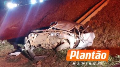 Fotos de Acidente na BR-376 deixa três feridos em Maringá; uma vítima está em estado gravíssimo