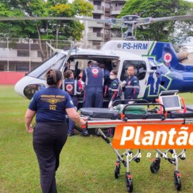 Bebê de cinco meses fica em estado gravíssimo e é socorrido de helicóptero ao Santa Casa de Maringá após acidente Foto 6 Fotos de Bebê de cinco meses fica em estado gravíssimo e é socorrido de helicóptero ao Santa Casa de Maringá após acidente