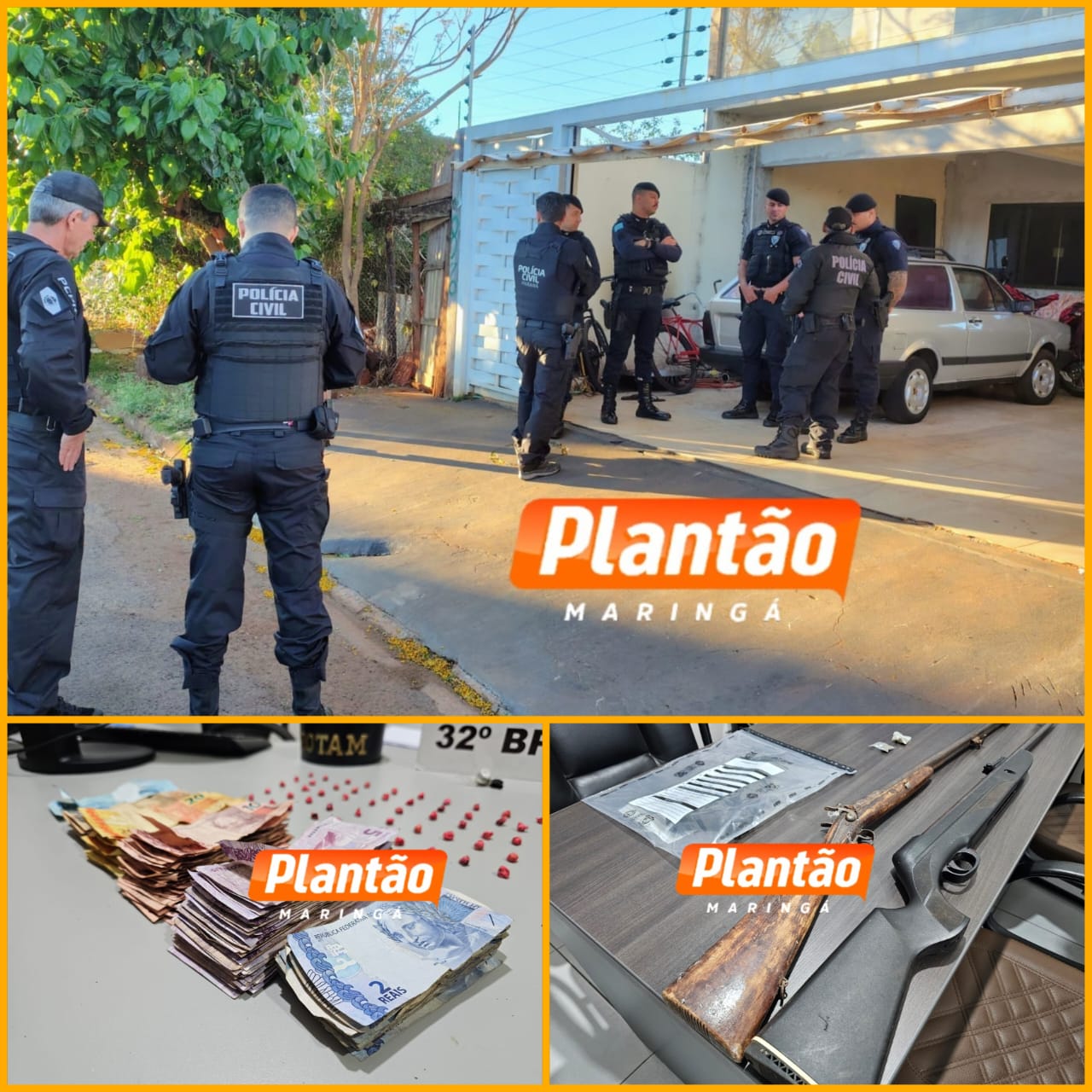 Forças de segurança de Sarandi realizam operação contra homicídios e tráfico de drogas Foto 1 Fotos de Forças de segurança de Sarandi realizam operação contra homicídios e tráfico de drogas