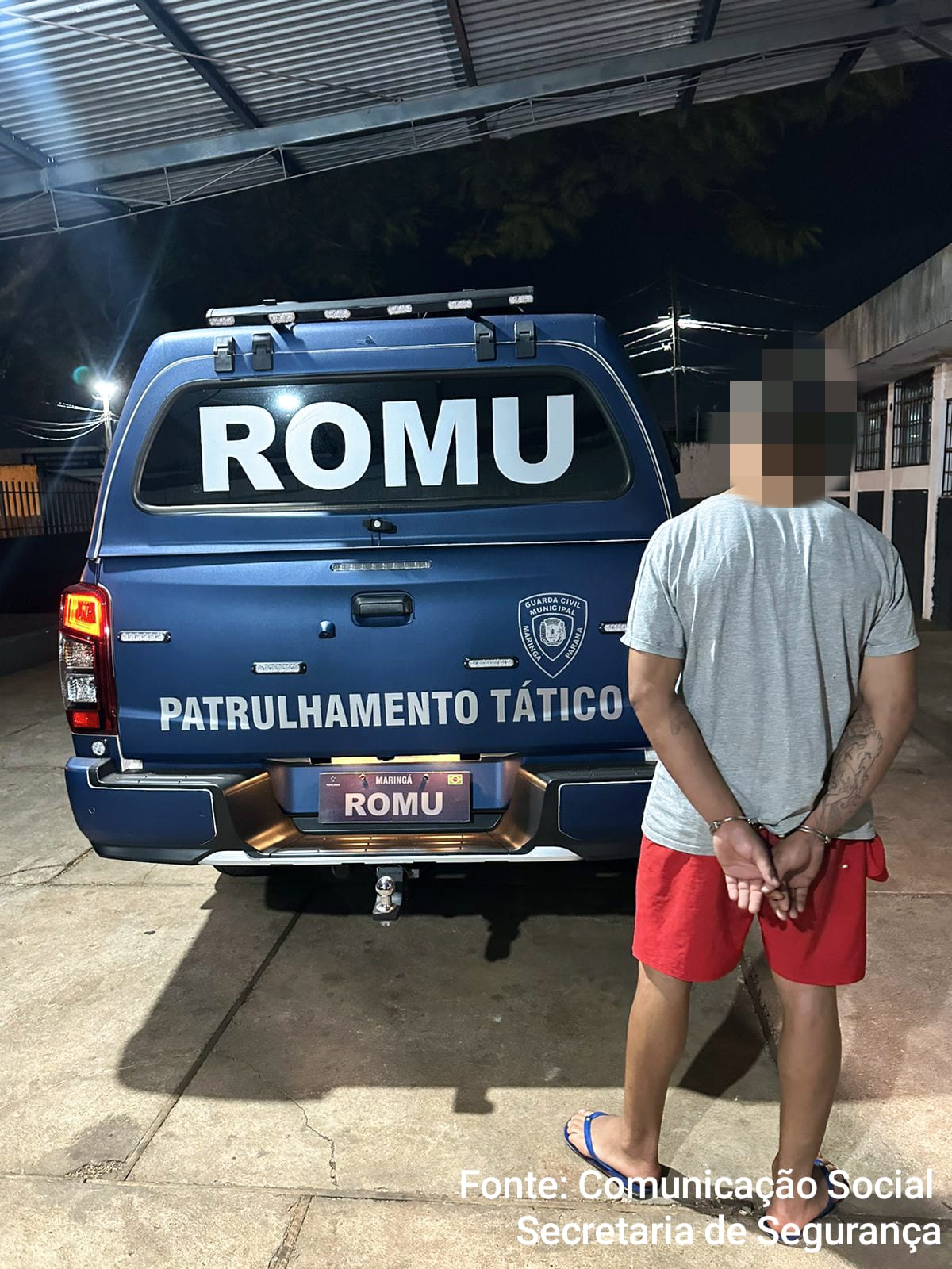 Fotos de Guarda Civil de Maringá prende homem suspeito de tentativa de homicídio