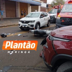 Homem de 39 anos fica gravemente ferido após acidente em Maringá Foto 1 Fotos de Homem de 39 anos fica gravemente ferido após acidente em Maringá