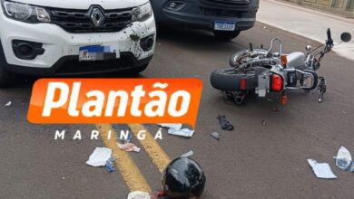 Fotos de Homem de 39 anos fica gravemente ferido após acidente em Maringá