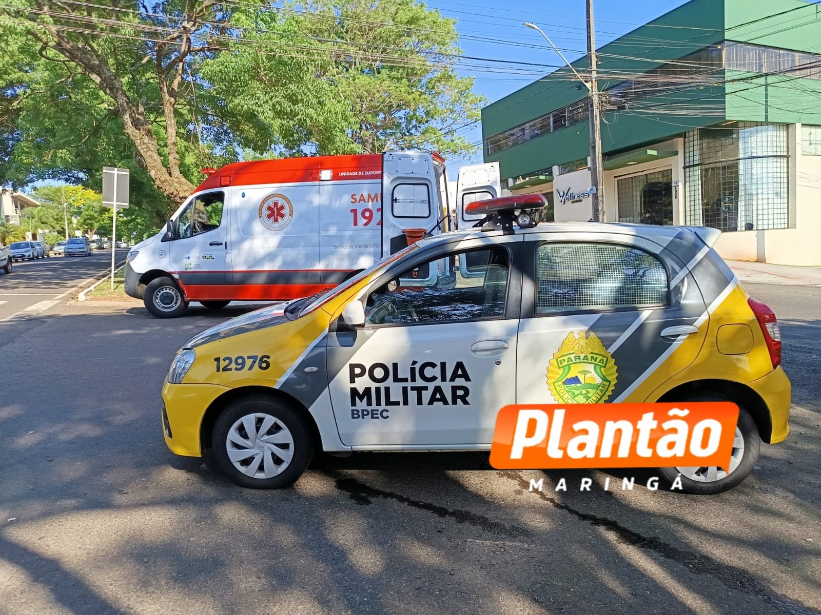 Fotos de Idosa é arremessada ao ser atropelada por moto em Maringá