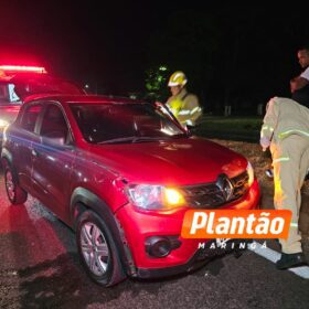 Após ser derrubado por motorista que fugiu do local, motociclista é atropelado por outro veículo em Maringá Foto 5 Fotos de Após ser derrubado por motorista que fugiu do local, motociclista é atropelado por outro veículo em Maringá