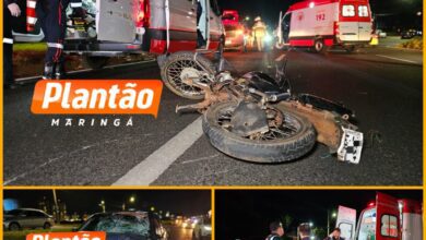 Fotos de Após ser derrubado por motorista que fugiu do local, motociclista é atropelado por outro veículo em Maringá