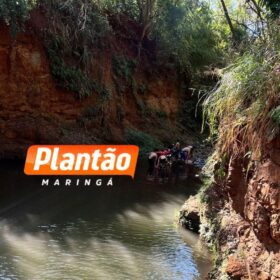 Adolescente sofre acidente ao pular de corda córrego em Maringá Foto 3 Fotos de Adolescente sofre acidente ao pular de corda córrego em Maringá