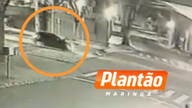 Fotos de Motorista covarde foge após atropelar motociclista em semáforo em Maringá