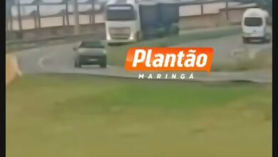Fotos de Motorista dirige na contramão e quase provoca acidente no trevo de Marialva; vídeo