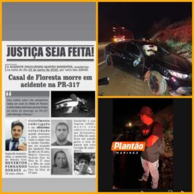 Mulher reconhece em acidente motorista que matou irmão e cunhada em 2015 na PR-317 Foto 1 Fotos de Mulher reconhece em acidente motorista que matou irmão e cunhada em 2015 na PR-317