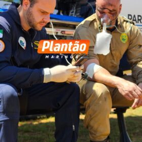 Policiais Militares salvam idosa e criança com Síndrome de Down de incêndio em Mandaguaçu Foto 1 Fotos de Policiais Militares salvam idosa e criança com Síndrome de Down de incêndio em Mandaguaçu