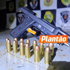 Romu prende homem com pistola e evita tragédia durante torneio de futebol em Maringá Foto 3 Fotos de Romu prende homem com pistola e evita tragédia durante torneio de futebol em Maringá