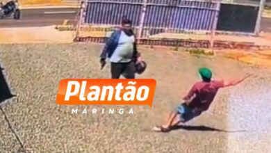 Fotos de Vídeo mostra momento em que homem é baleado por agiota, em Maringá