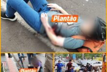 Fotos de Acidente com patinete deixa mulher com laceração no braço em Maringá