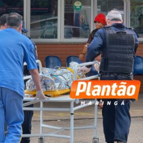 Adolescente da entrada no Hospital Universitário de Maringá após ser baleado nas costas Foto 3 Fotos de Adolescente da entrada no Hospital Universitário de Maringá após ser baleado nas costas