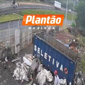 Câmera flagra capotamento no Contorno Norte em Maringá Foto 1 Fotos de Câmera flagra capotamento no Contorno Norte em Maringá